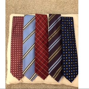 Bundle of 5 Tasso Elba Silk Ties